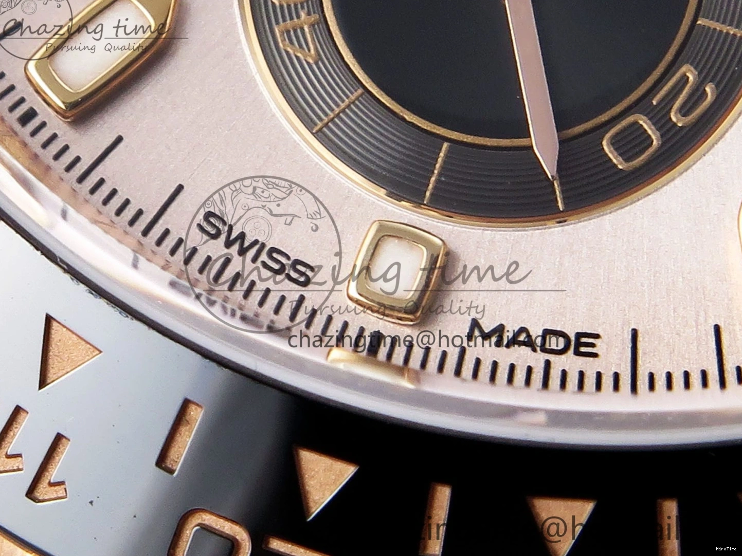 MiroTime 0322 Daytona 116515 Clean 1:1 Best Edition Silver Dial RG Markers on Oysterflex Strap SA4130 V WrinkleFree 1965